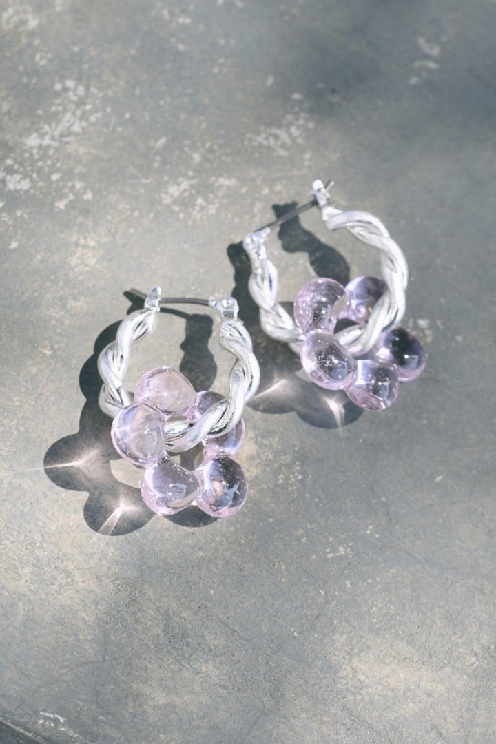 グラス フラワー ピアス – GOLDY Onlinestore