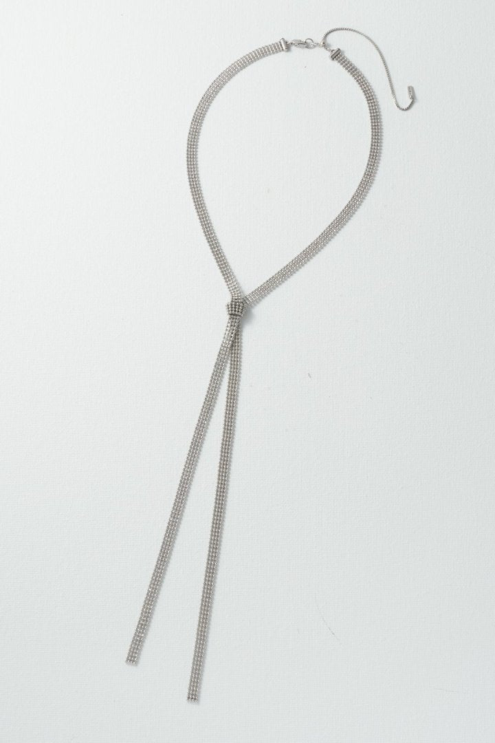 メタル グレイン サッシュ ネクタイ ネックレス