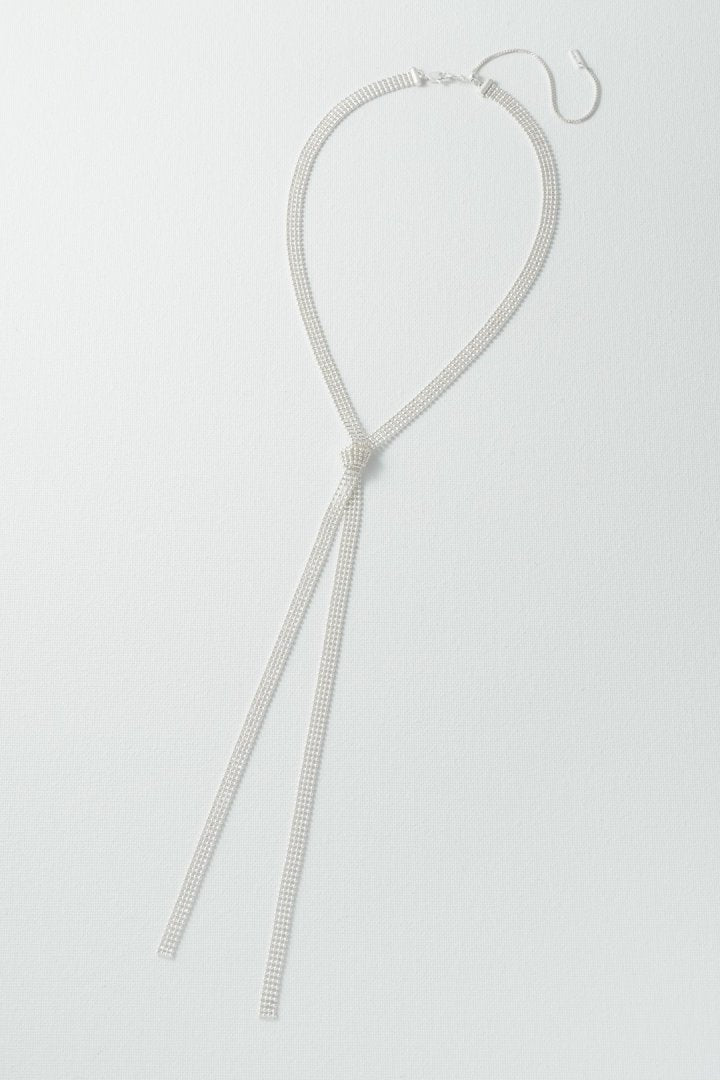 メタル グレイン サッシュ ネクタイ ネックレス