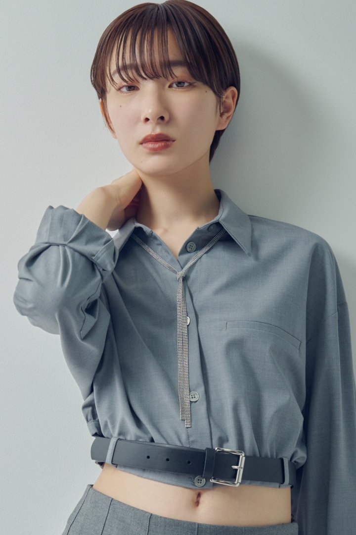 メタル グレイン サッシュ ネクタイ ネックレス