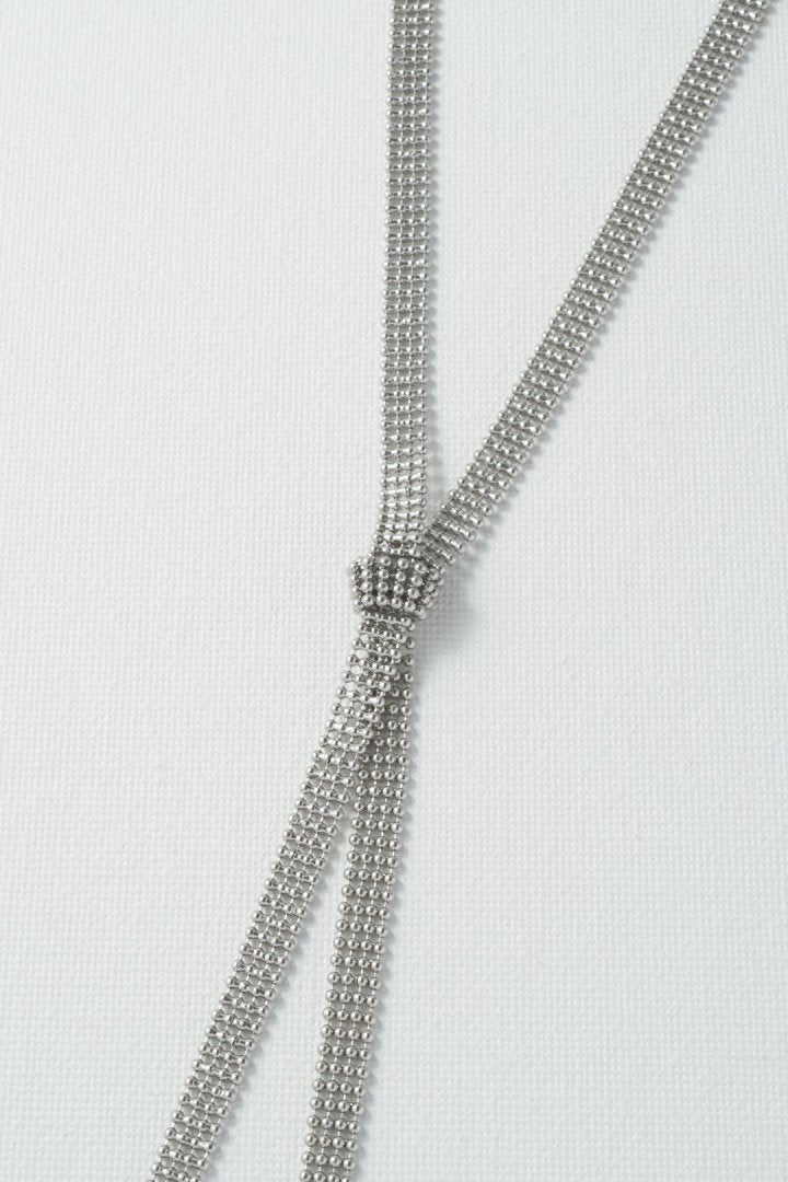 メタル グレイン サッシュ ネクタイ ネックレス