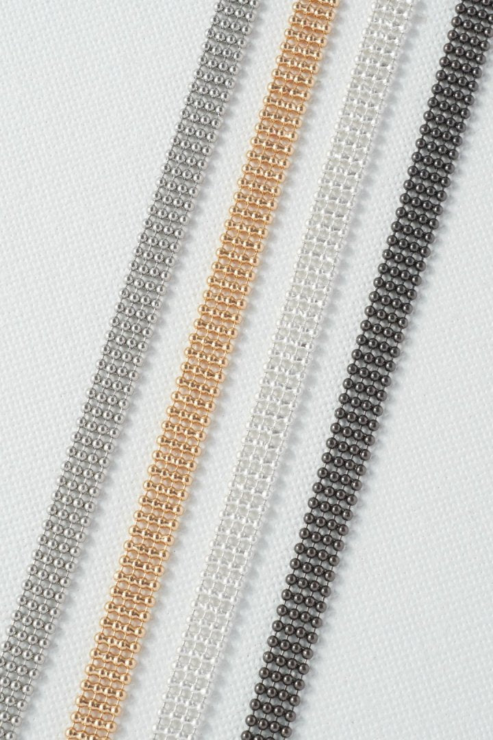 メタル グレイン サッシュ ネクタイ ネックレス