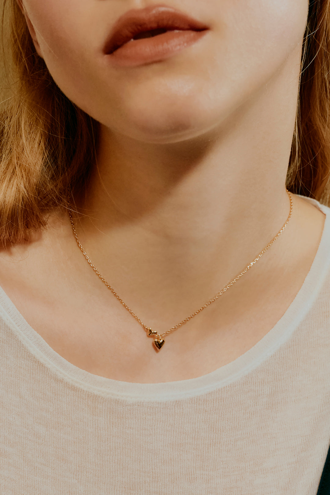 プチ ツインズ ハート ネックレス – GOLDY Onlinestore