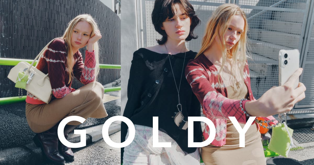 Haruna Mori with GOLDY | Item COLLECTION – GOLDY Onlinestore