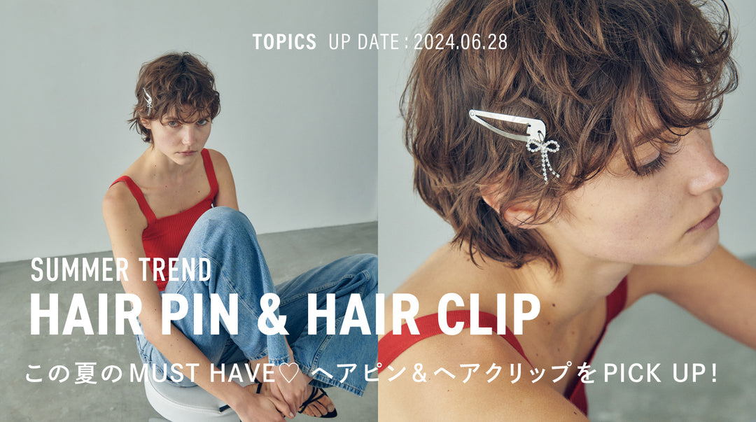 HAIRPIN & HAIR CLIP --SUMMER TREND--