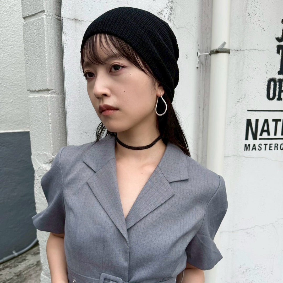 BLACKチョーカーが コーディネートにメリハリを！