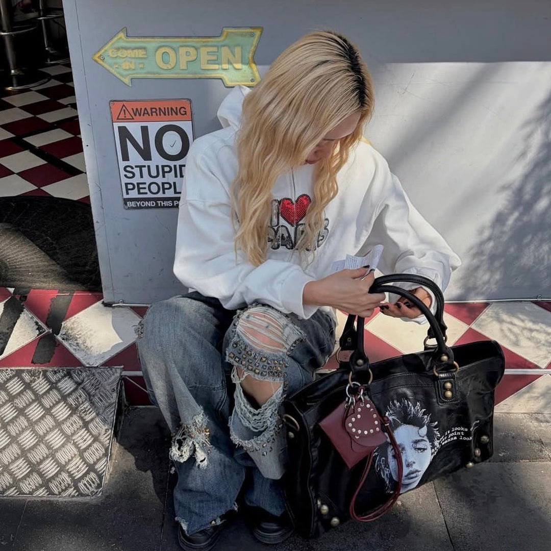 【KOREA SNAP】ハートのマルチショルダーをBAGチャームにアレンジ♥