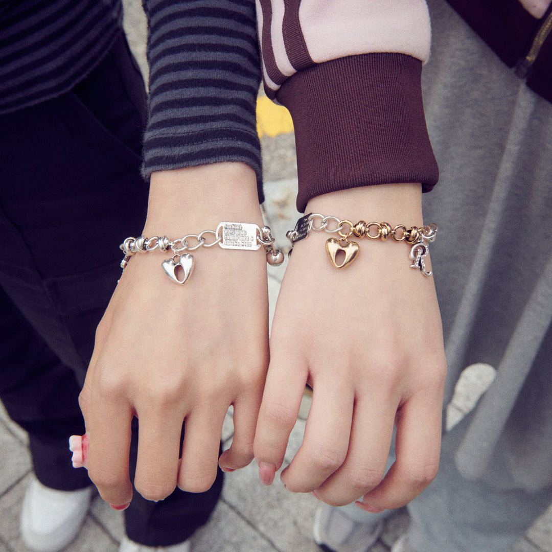 【KOREA SNAP】ジャラっとチャームがポイントのブレスレット✨