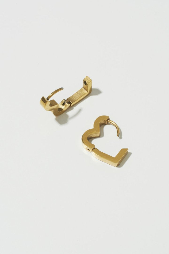 ハート フープ ワンタッチ ステンレス ピアス – GOLDY Onlinestore