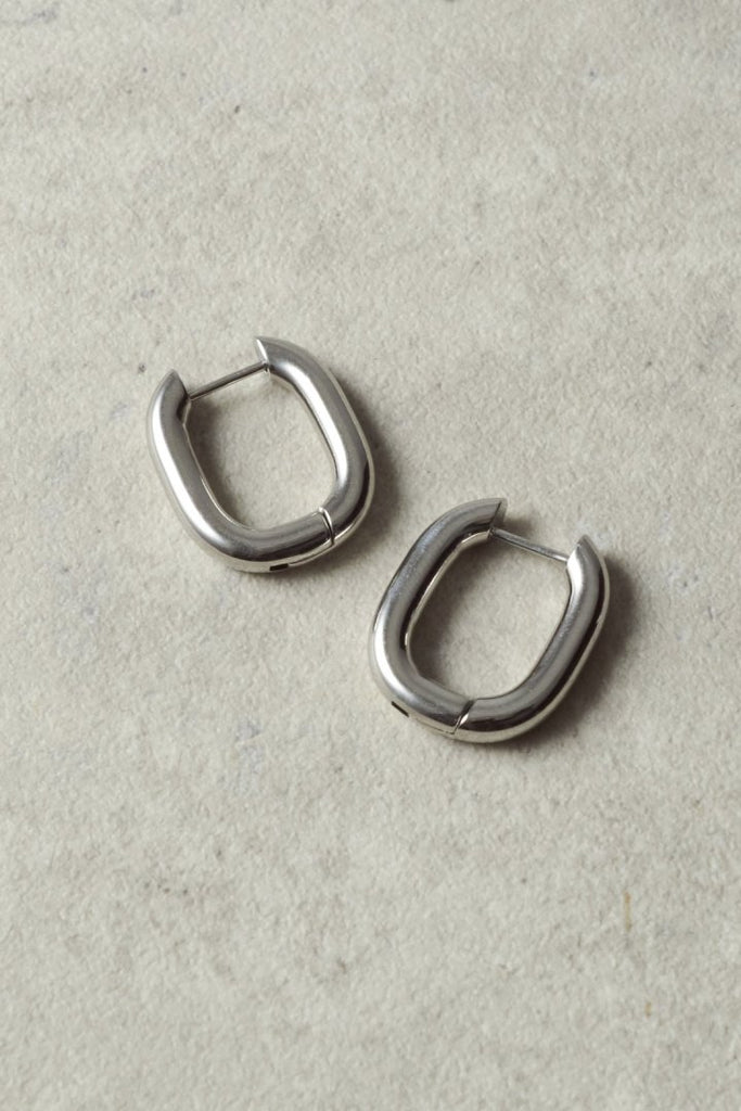 スクエア フープ ワンタッチ ステンレス ピアス – GOLDY Onlinestore