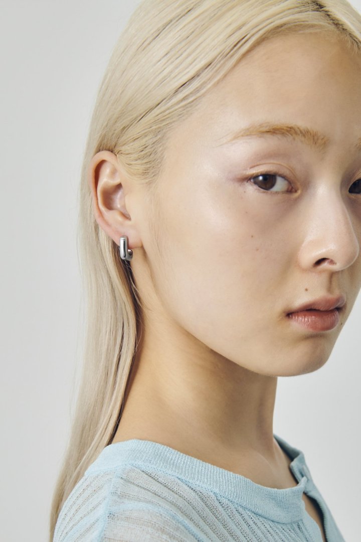 スクエア シェイプ ステンレス ピアス
