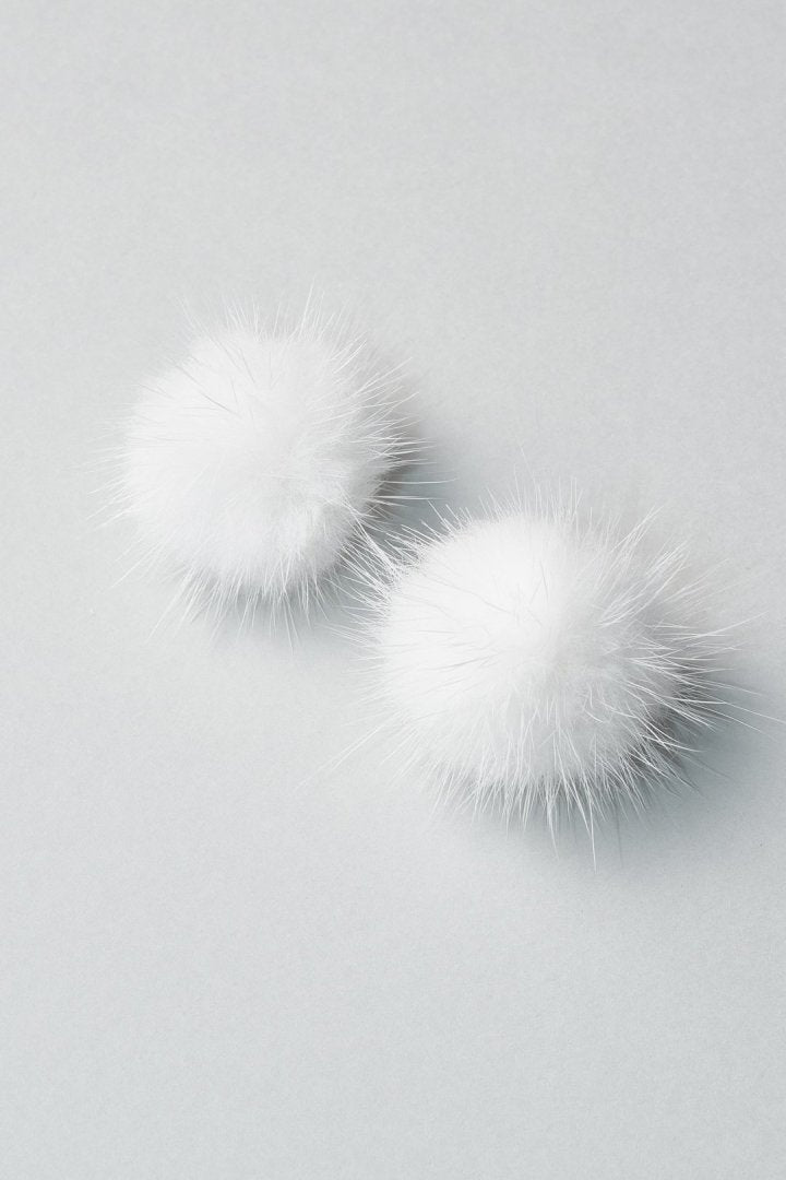 パフィー ミンク ファー ピアス