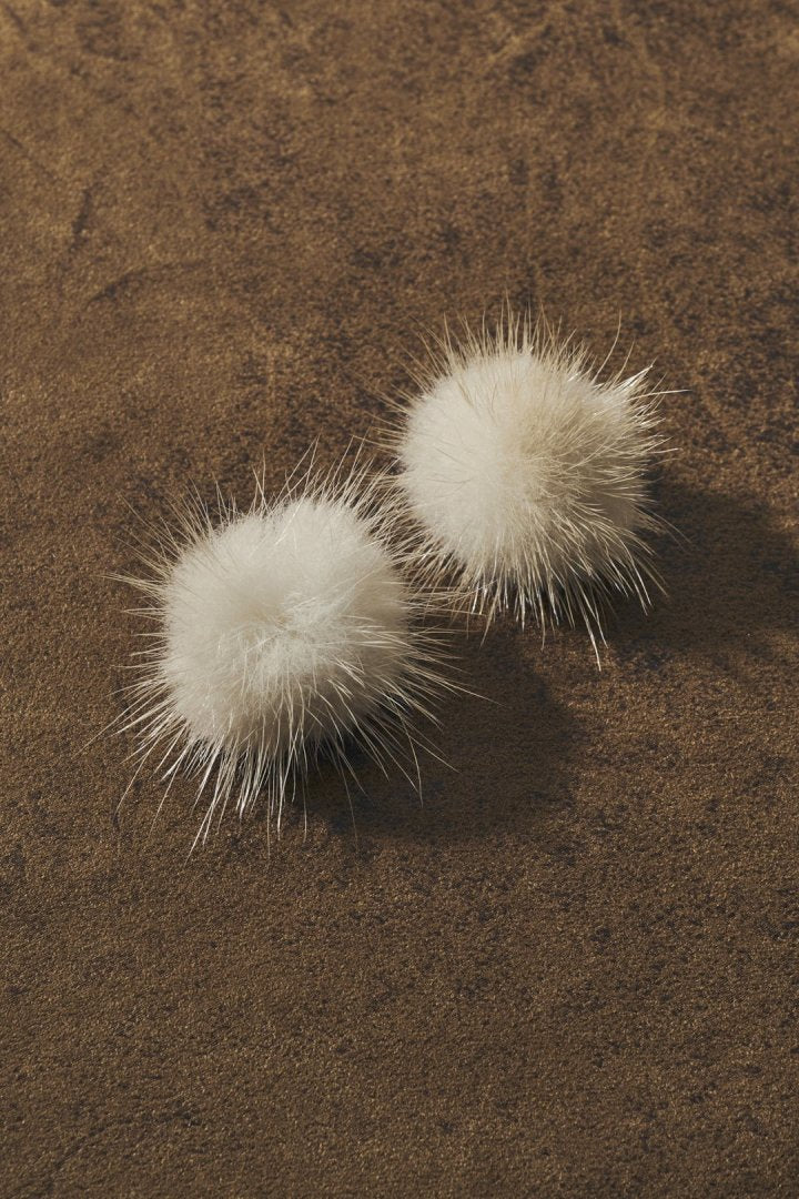 パフィー ミンク ファー ピアス