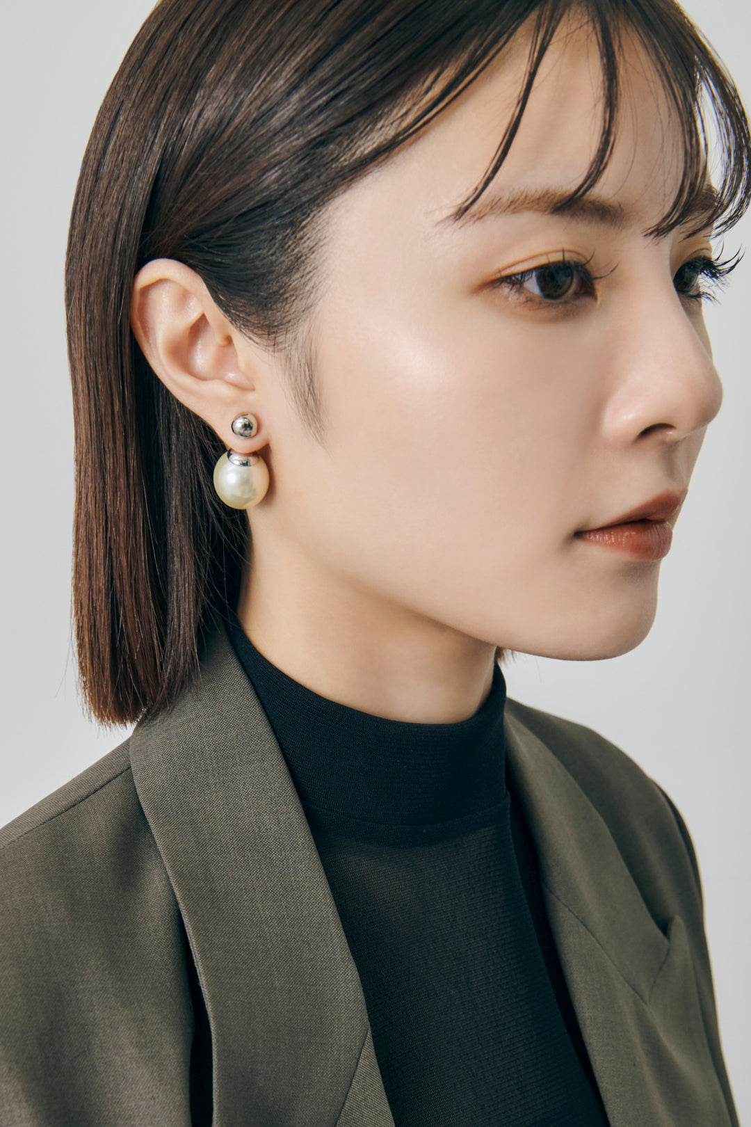 ビッグ パール ２WAY ピアス