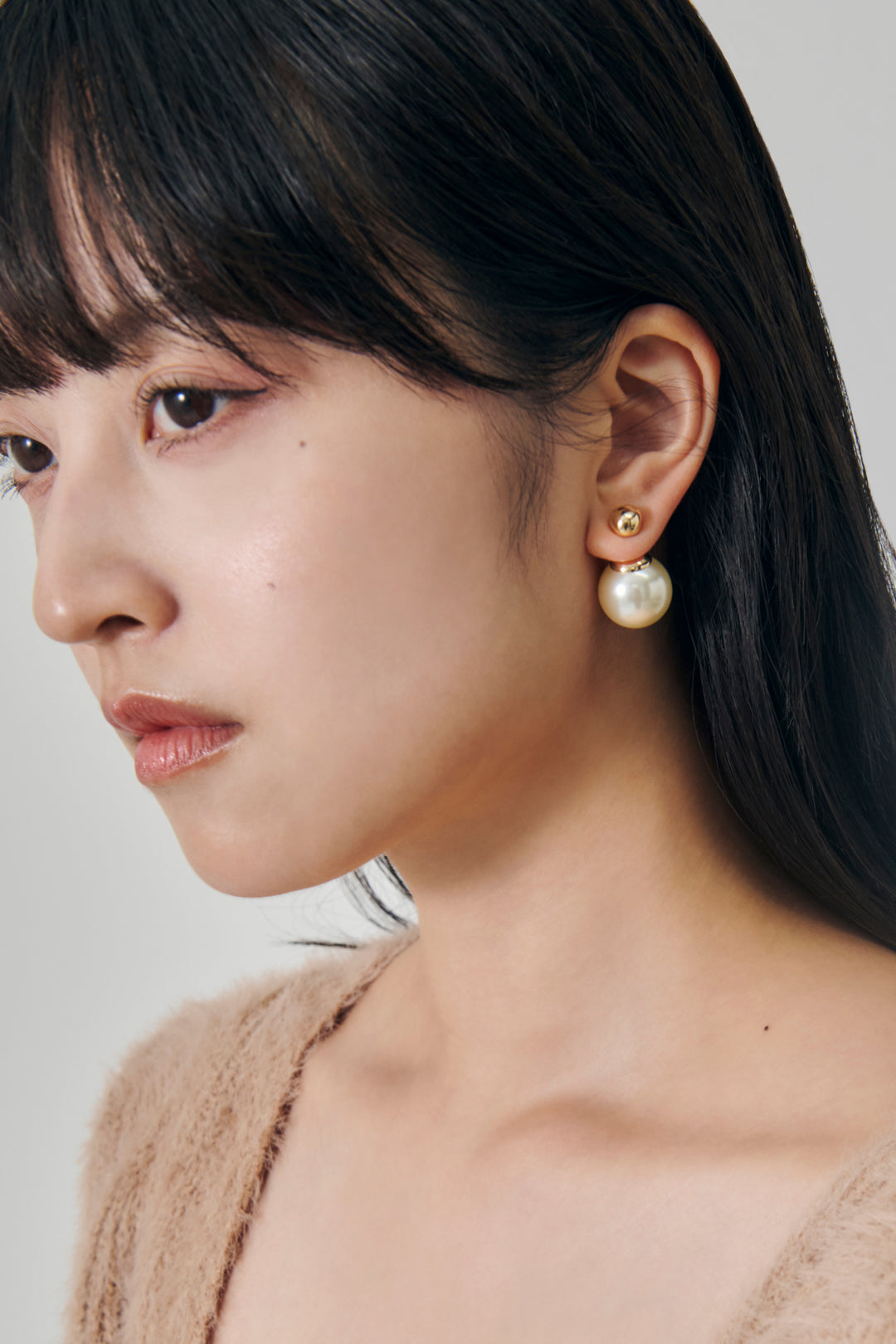 ビッグ パール ２WAY ピアス