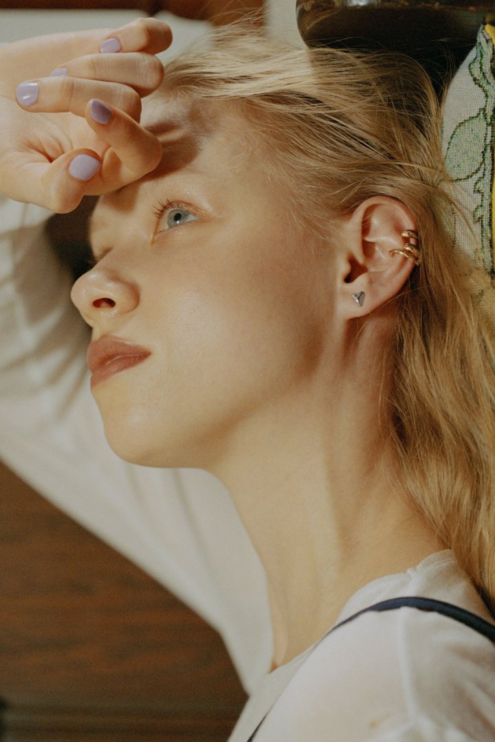 プチ ハート ピアス