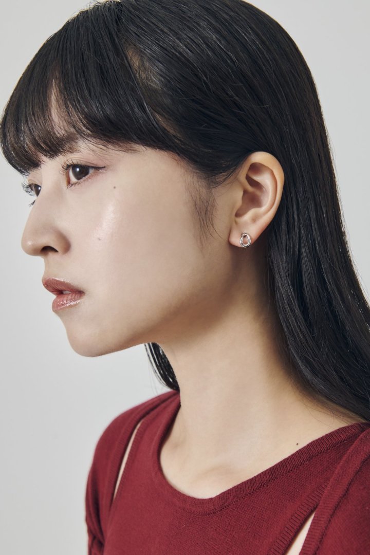 プチ ニュアンス ドロップ ピアス