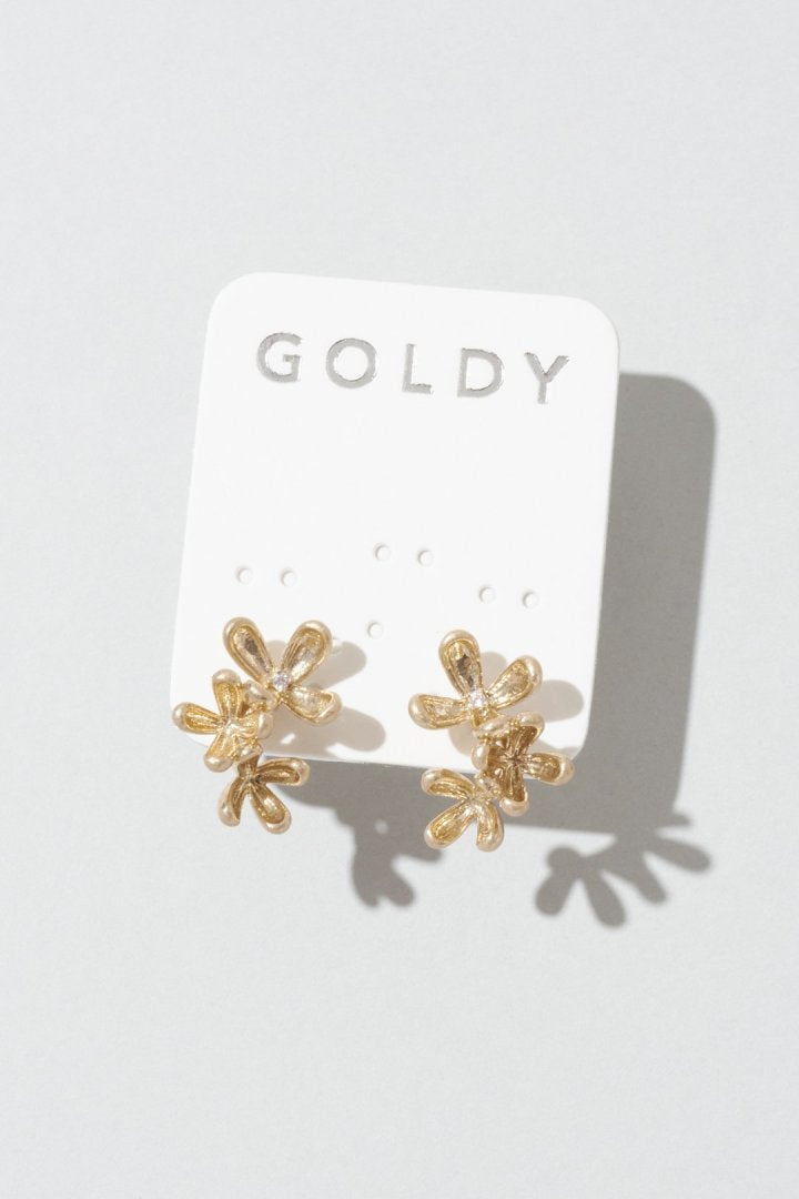 ブルーミング ミニ フラワー ピアス