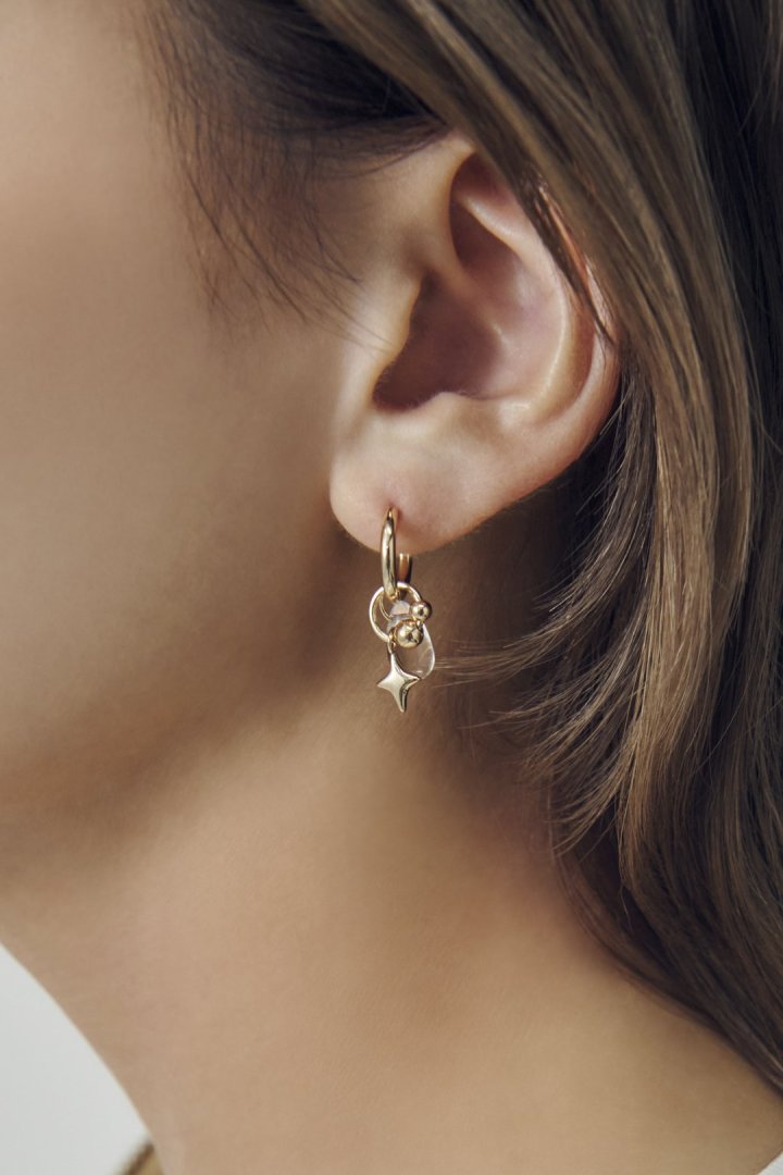 トゥインクル ブルーム ピアス