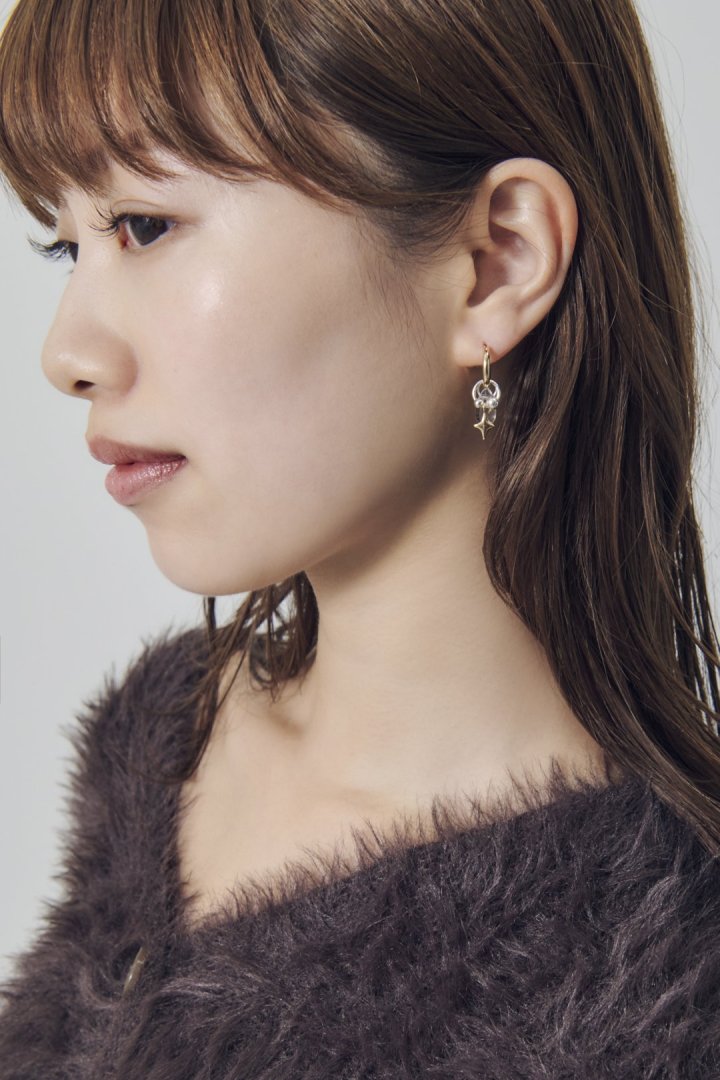 トゥインクル ブルーム ピアス