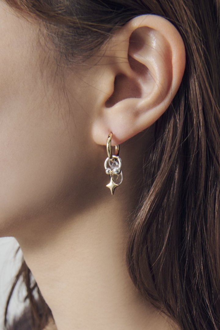 トゥインクル ブルーム ピアス