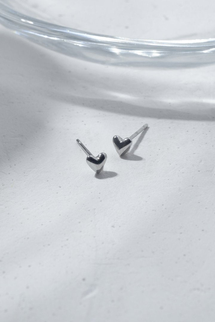 プチ ハート ステンレス ピアス