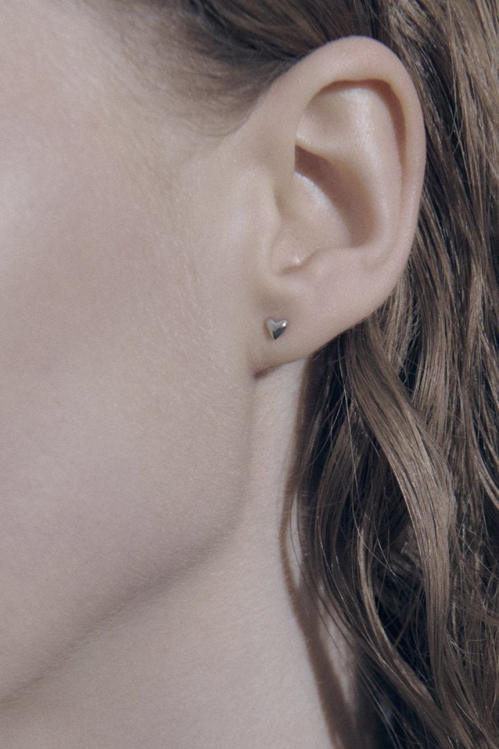 プチ ハート ステンレス ピアス