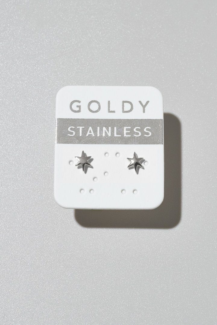 プチ アスタリスク ステンレス ピアス