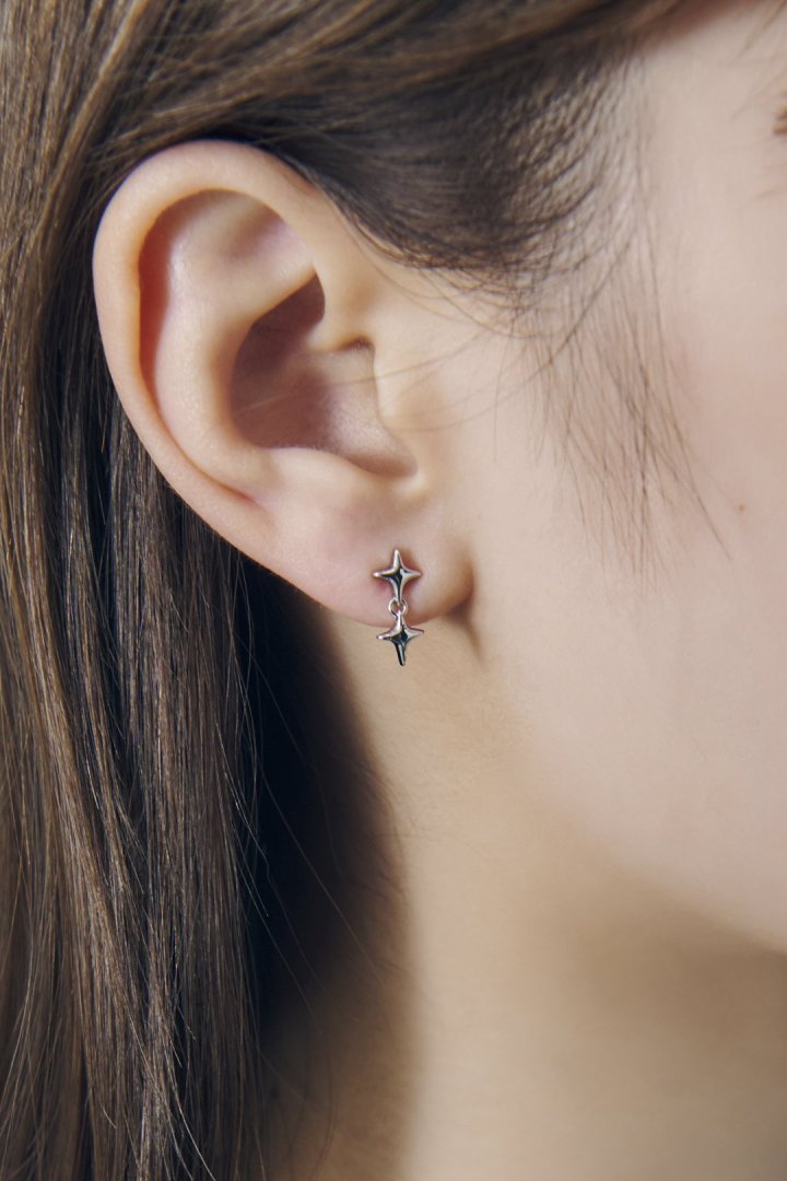 ダブル トィンクル ピアス