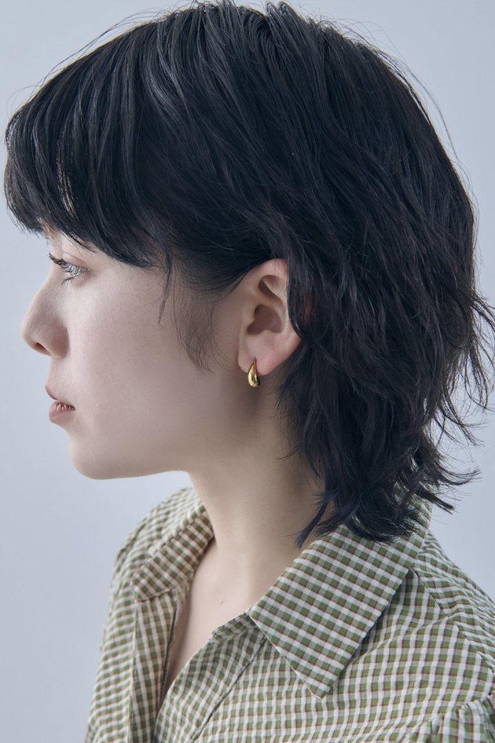 スリム ドロップ ステンレス ピアス