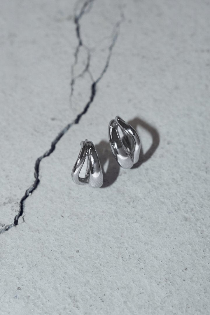 ブランチング フープ ワンタッチ ステンレス ピアス