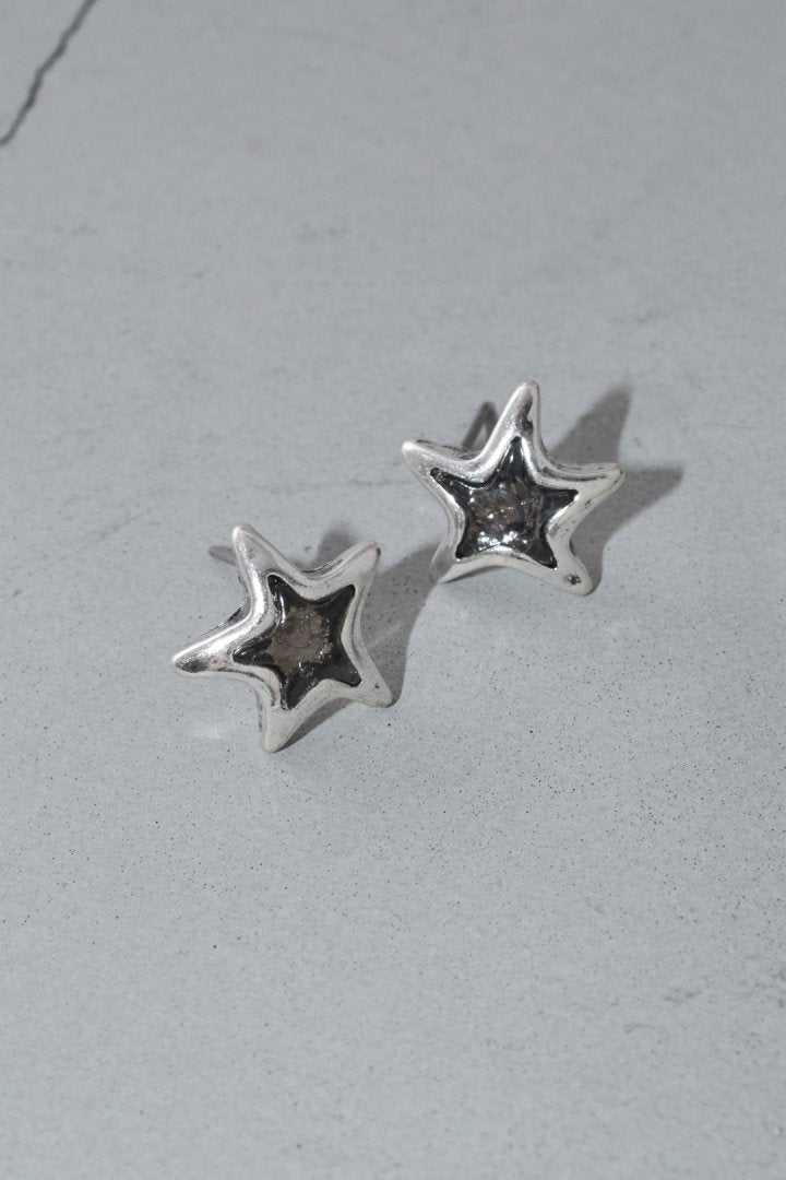 ヴィンテージ カラー スター ピアス