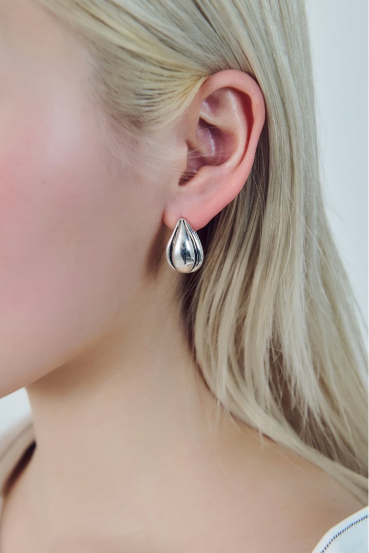 レイヤード ドロップ ワンタッチ ピアス