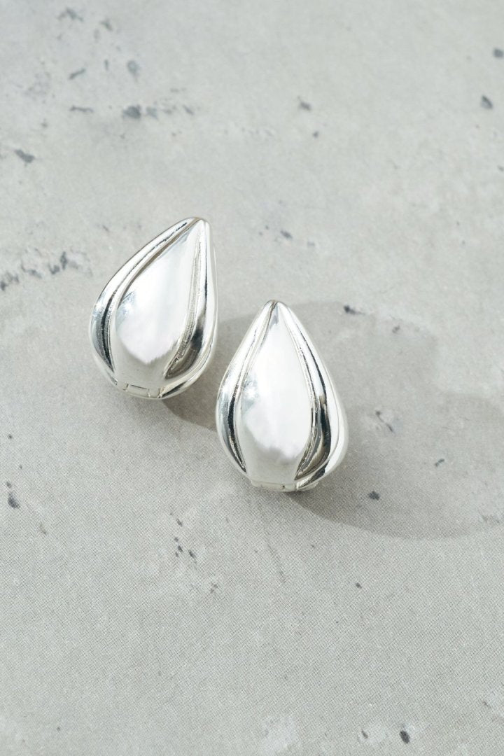 レイヤード ドロップ ワンタッチ ピアス
