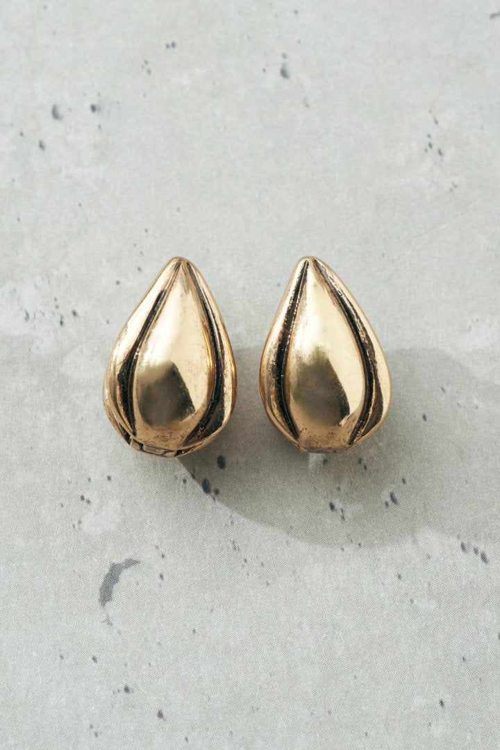 レイヤード ドロップ ワンタッチ ピアス
