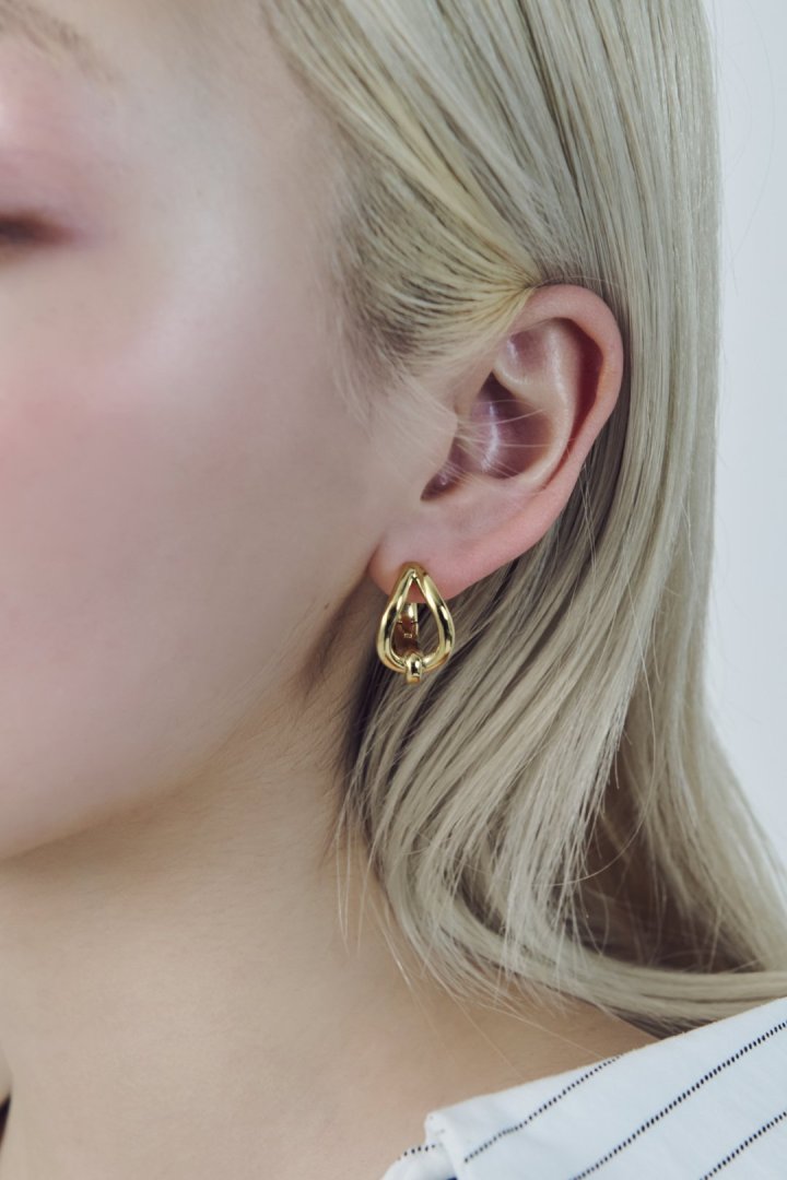 ノット ドロップ ワンタッチ ステンレス ピアス – GOLDY Onlinestore