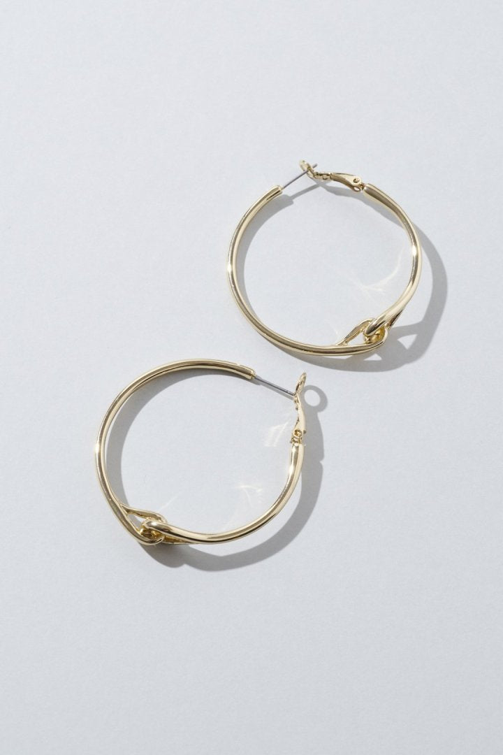 リンキング ビッグ フープ ピアス
