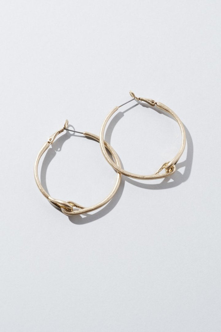 リンキング ビッグ フープ ピアス