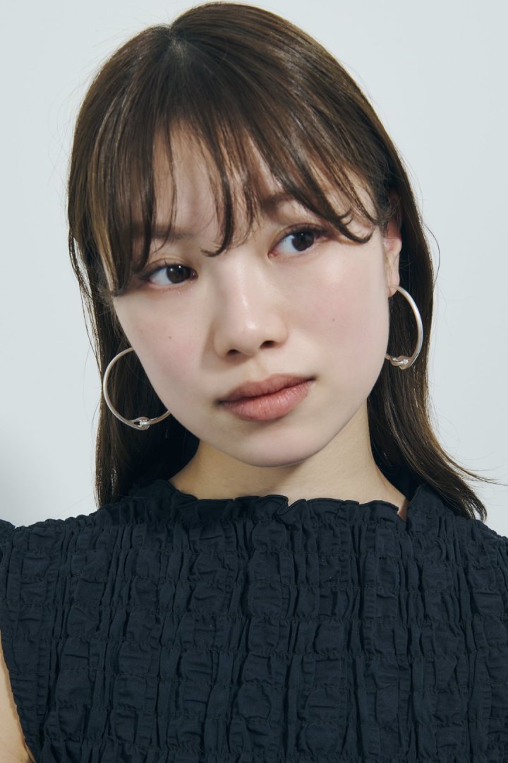 リンキング ビッグ フープ ピアス
