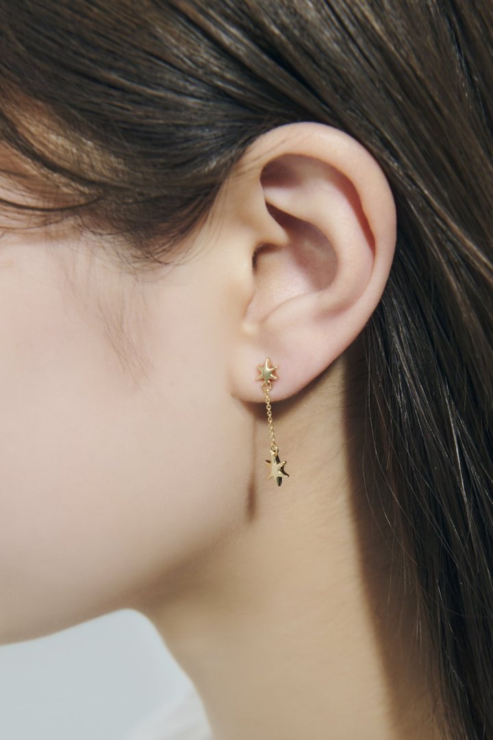 ハング プチ アスタリスク ピアス