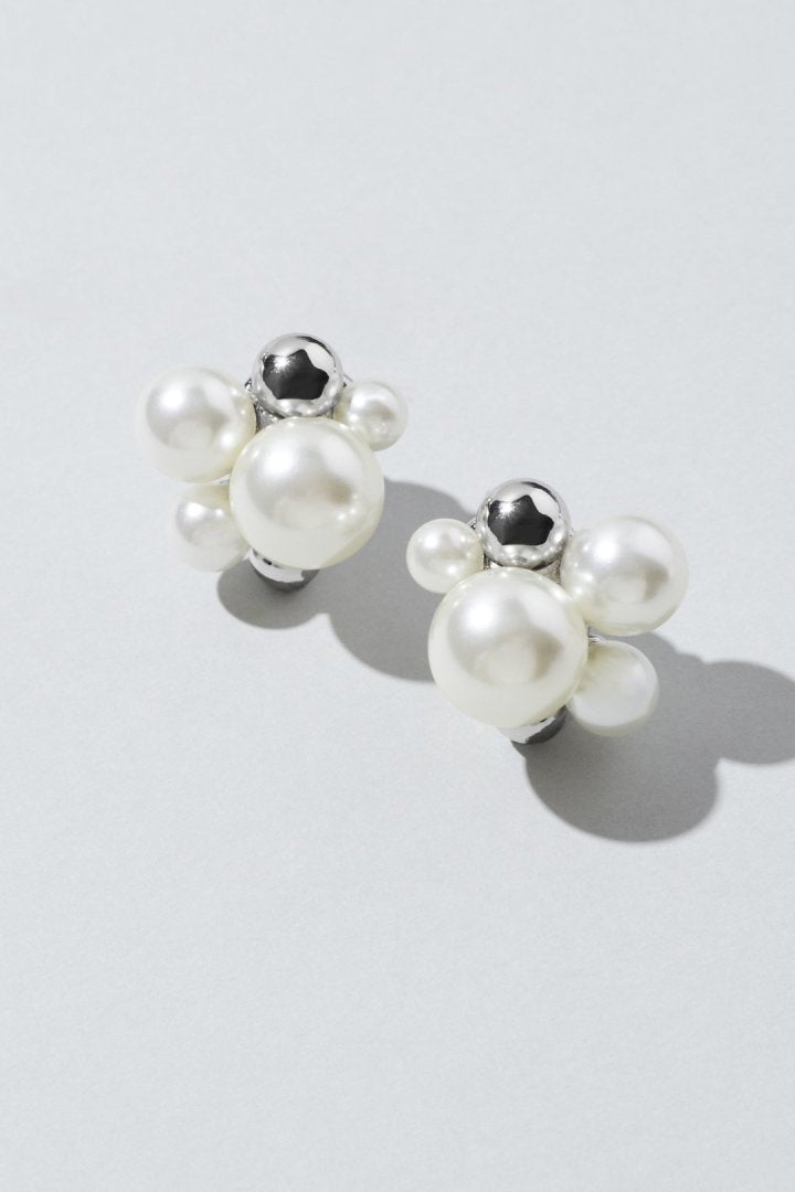 ete パール クラスターピアス パール × メタル クラスター ピアス – GOLDY Onlinestore