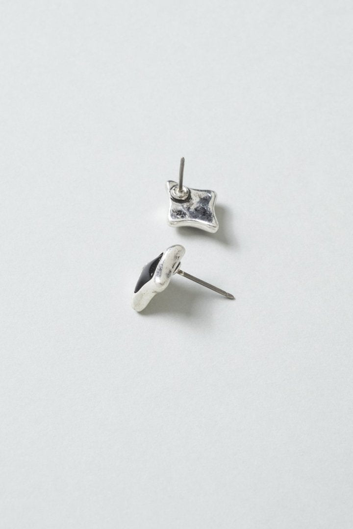 プチ キュービックジルコニア ハート ピアス