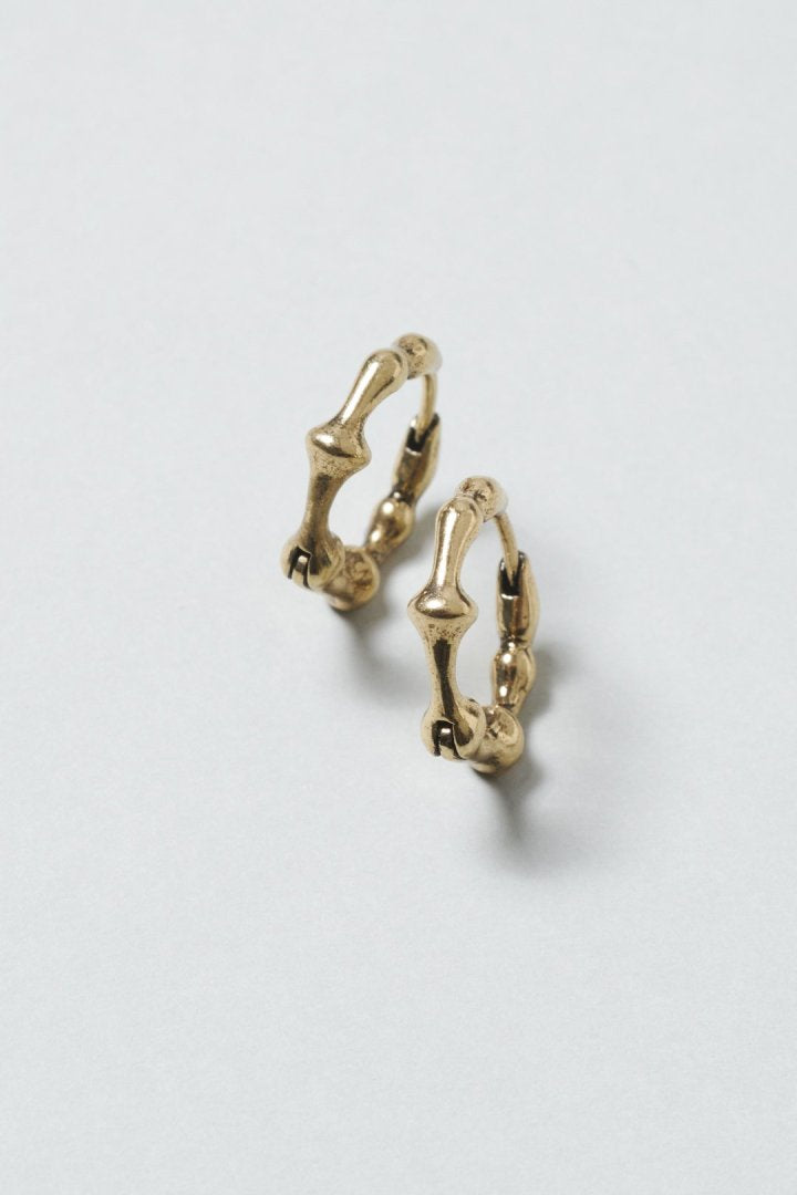 リップル ライン フープ ワンタッチ ピアス
