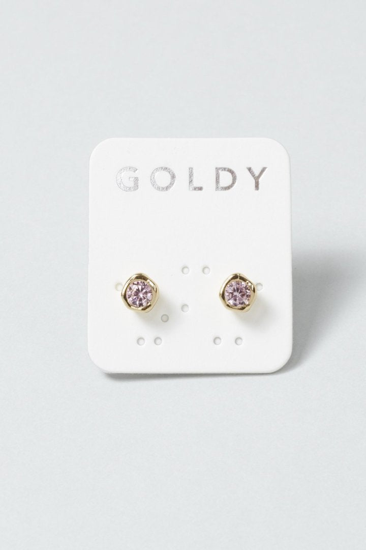 プチ キュービックジルコニア ピアス