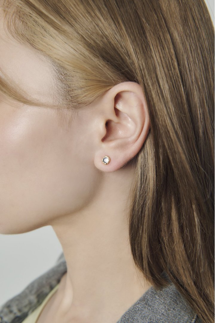 プチ キュービックジルコニア ピアス