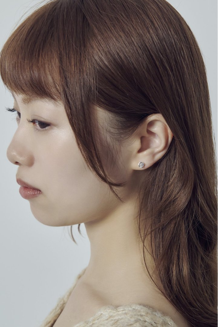 プチ キュービックジルコニア ピアス