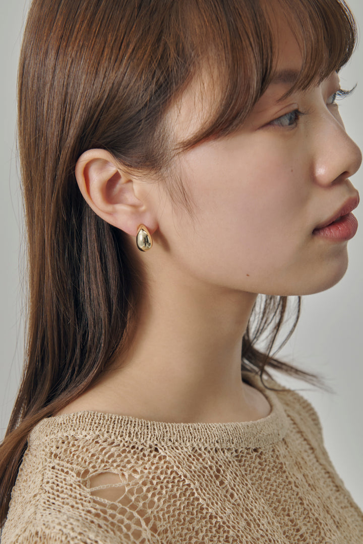 ミニ メタル ドロップ イヤリング