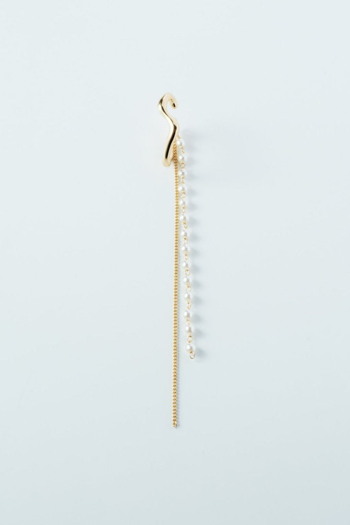 ロング チェーン × パール イヤーカフ – GOLDY Onlinestore