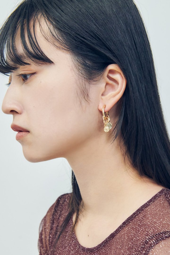 アッセンブル コイン チャーム イヤリング – GOLDY Onlinestore