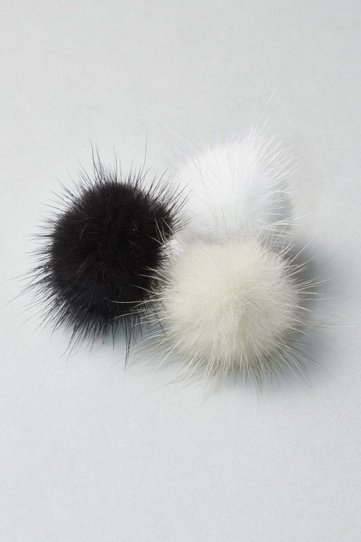 パフィー ミンク ファー イヤリング